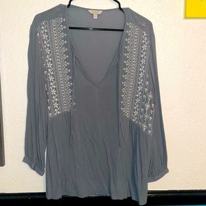 Slate grey Lucky Brand top